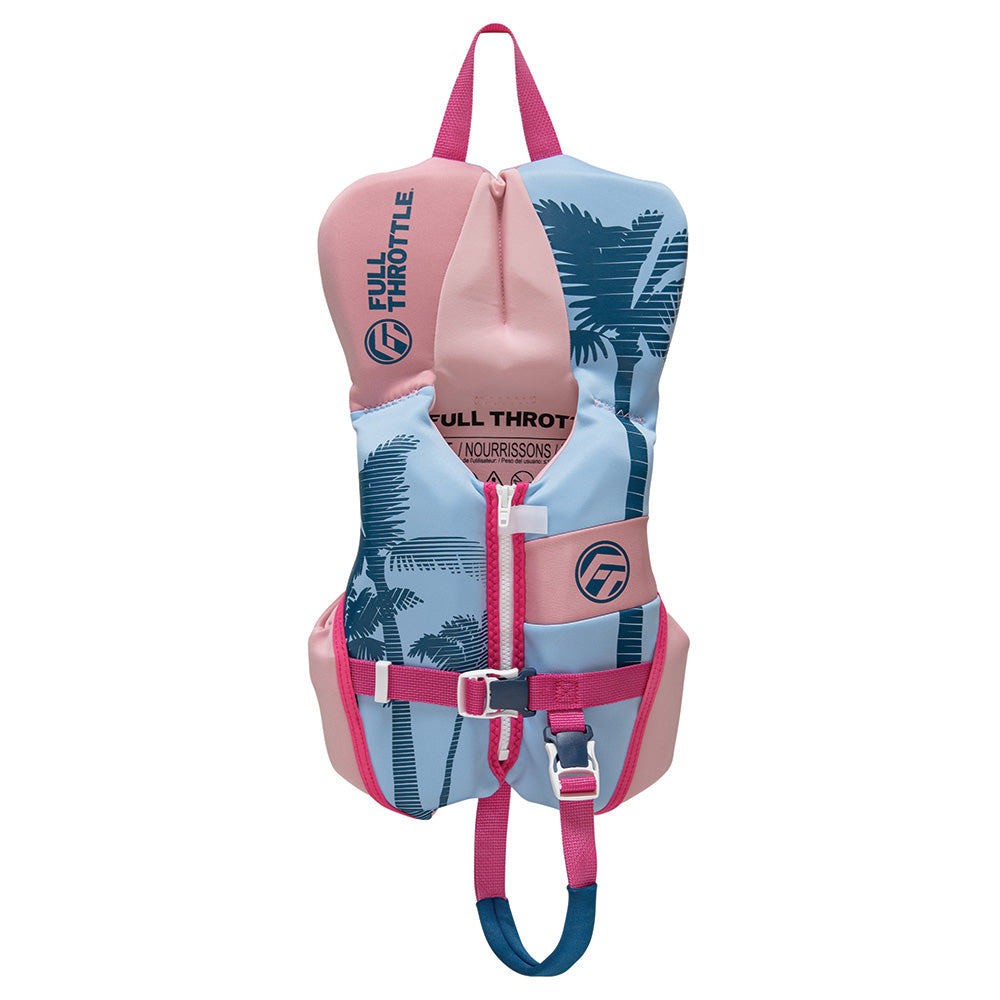 Full Throttle Infant Rapid-Dry Flex-Back Life Jacket - Pink - Boat Gear USA