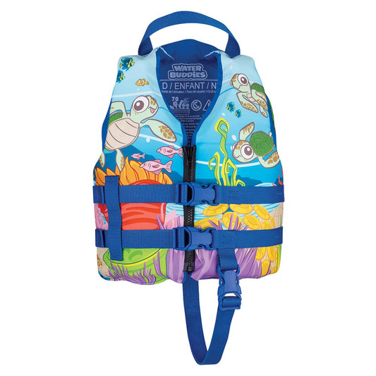 Full Throttle Water Buddies Vest - Child 30-50lbs - Turtle - Boat Gear USA