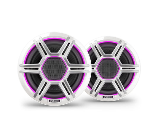 Fusion Ap-fl65spw 6.5in Led Apollo Series Speakers White Sport Grilles - Boat Gear USA