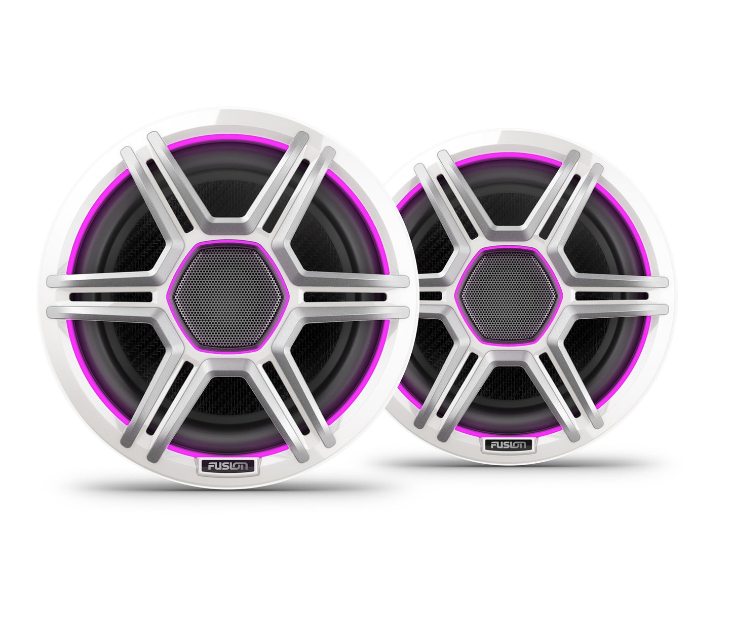 Fusion Ap-fl77spw 7.7in Led Apollo Series Speakers White Sport Grilles - Boat Gear USA