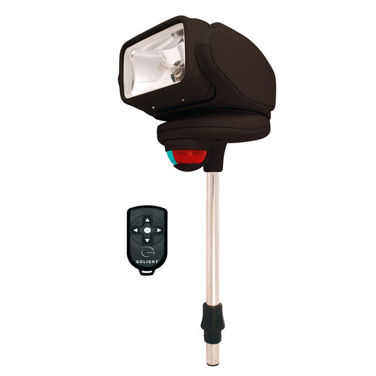 Golight Gobee Stanchion Mount w/Wireless Remote - Black - Boat Gear USA