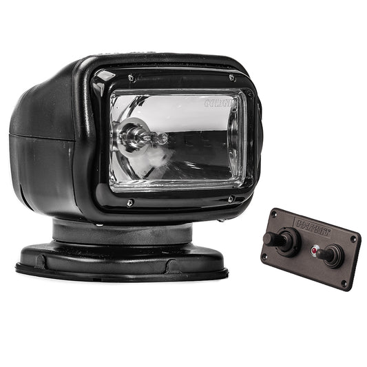 Golight Radioray GT Series Permanent Mount - Black Halogen - Hard Wired Dash Mount Remote - Boat Gear USA