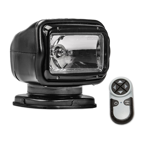 Golight Radioray GT Series Permanent Mount - Black Halogen - Wireless Handheld Remote - Boat Gear USA