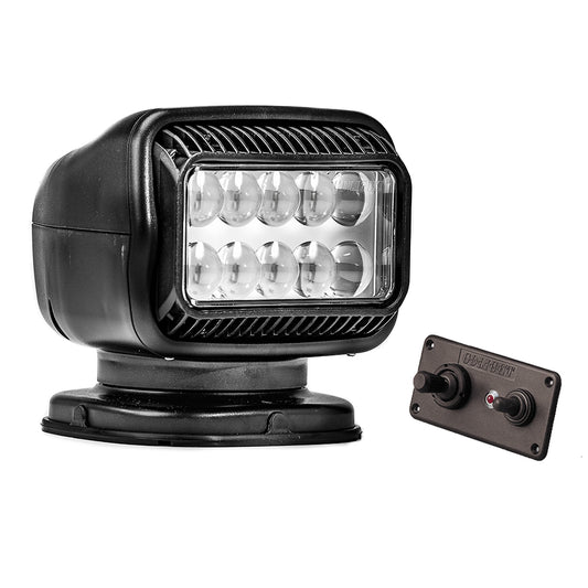 Golight Radioray GT Series Permanent Mount - Black LED - Hard Wired Dash Mount Remote - Boat Gear USA