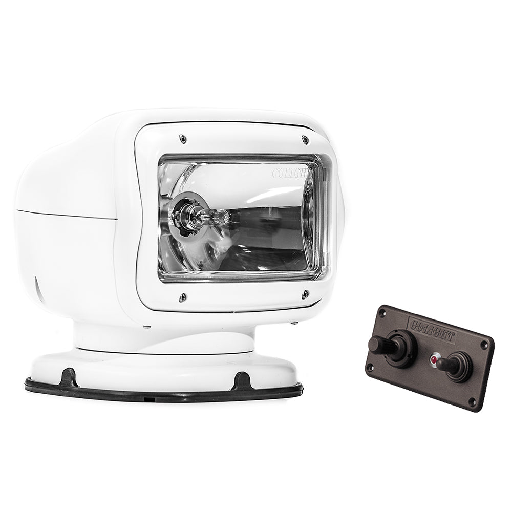 Golight Radioray GT Series Permanent Mount - White Halogen - Hard Wired Dash Mount Remote - Boat Gear USA