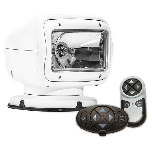 Golight Radioray GT Series Permanent Mount - White Halogen - Wireless Handheld & Wireless Dash Mount Remotes - Boat Gear USA