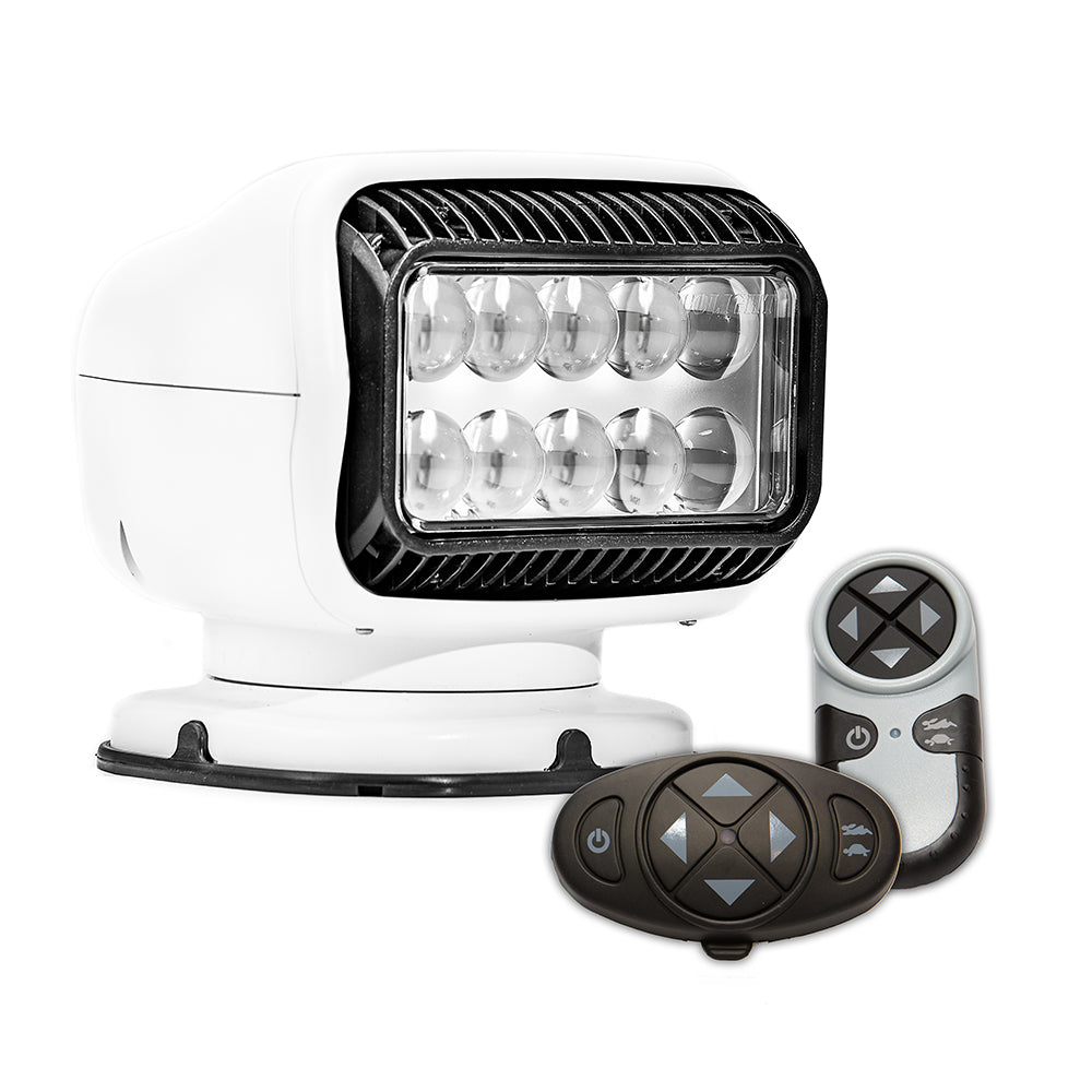 Golight Radioray GT Series Permanent Mount - White LED - Wireless Handheld & Wireless Dash Mount Remotes - Boat Gear USA