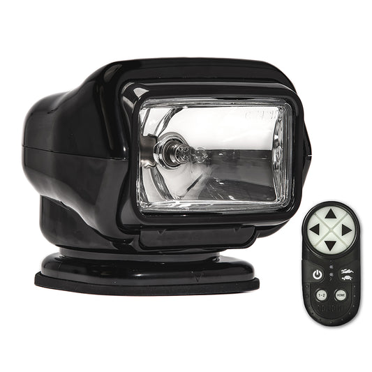 Golight Stryker ST Series Permanent Mount Black Halogen w/Wireless Handheld Remote - Boat Gear USA