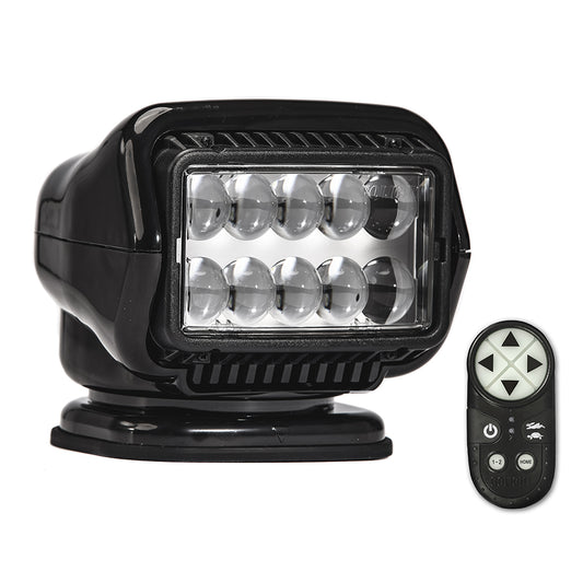 Golight Stryker ST Series Permanent Mount Black LED w/Wireless Handheld Remote - Boat Gear USA