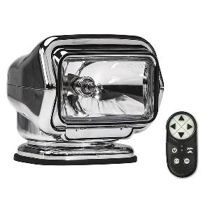 Golight Stryker ST Series Permanent Mount Chrome Halogen w/Wireless Handheld Remote - Boat Gear USA