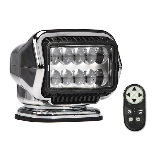 Golight Stryker ST Series Permanent Mount Chrome LED w/Wireless Handheld Remote - Boat Gear USA