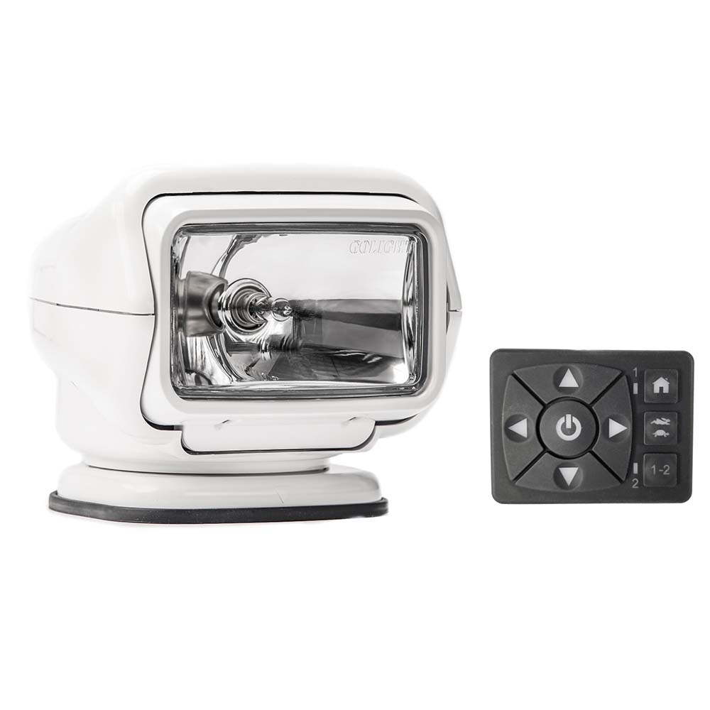 Golight Stryker ST Series Permanent Mount White 12V Halogen w/Hard Wired Dash Mount Remote - Boat Gear USA