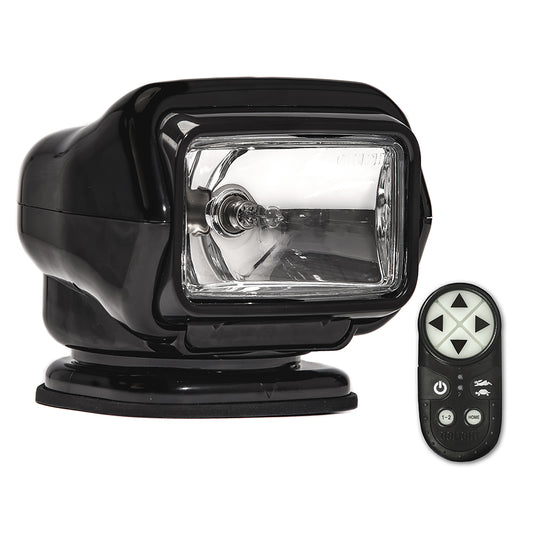 Golight Stryker ST Series Portable Magnetic Base Black Halogen w/Wireless Handheld Remote - Boat Gear USA