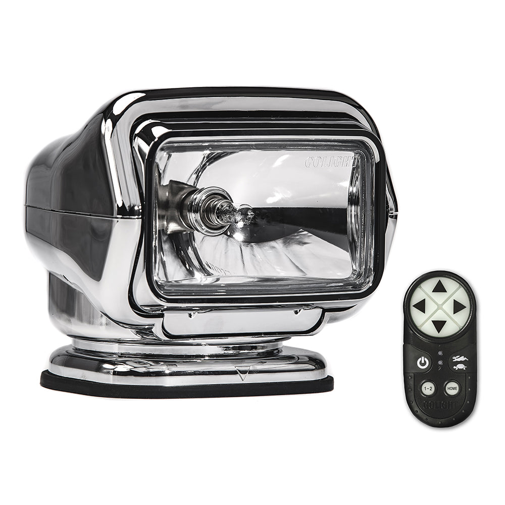 Golight Stryker ST Series Portable Magnetic Base Chrome Halogen w/Wireless Handheld Remote - Boat Gear USA