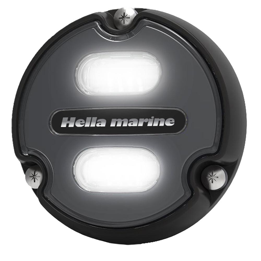 Hella Marine Apelo A1 Blue White Underwater Light - 1800 Lumens - Black Housing - Charcoal Lens - Boat Gear USA