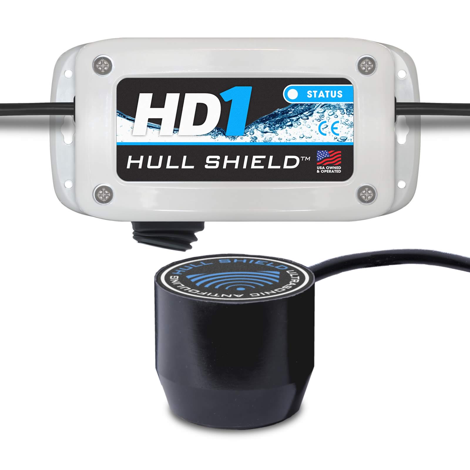 Hull Shield HD1 Ultrasonic Antifouling – Single Transducer System - Boat Gear USA