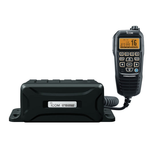 Icom M400bb Black Box Vhf With Hm195 Black - Boat Gear USA