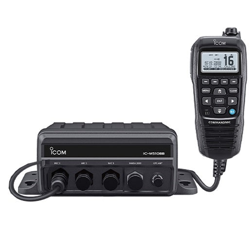 Icom M510bb Black Box Vhf With Hm195gb Black - Boat Gear USA