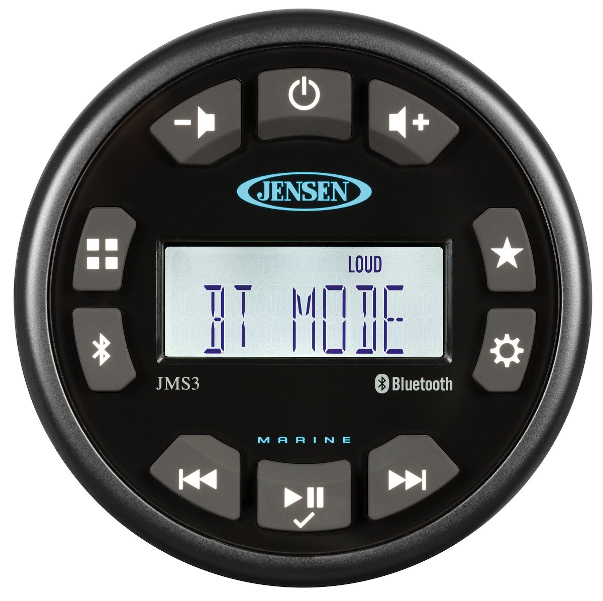 Jensen JMS3RTL AM/FM/USB Waterproof Bluetooth Stereo - Boat Gear USA