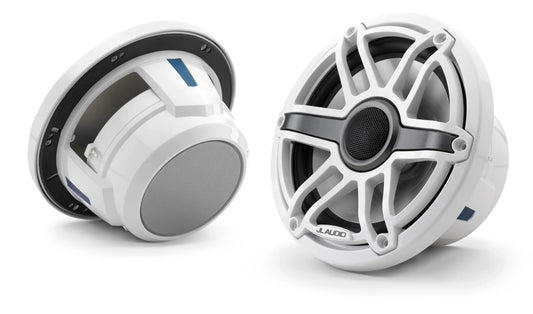 Jl Audio M6 7.7in Coaxial Speakers White Sport Grille - Boat Gear USA