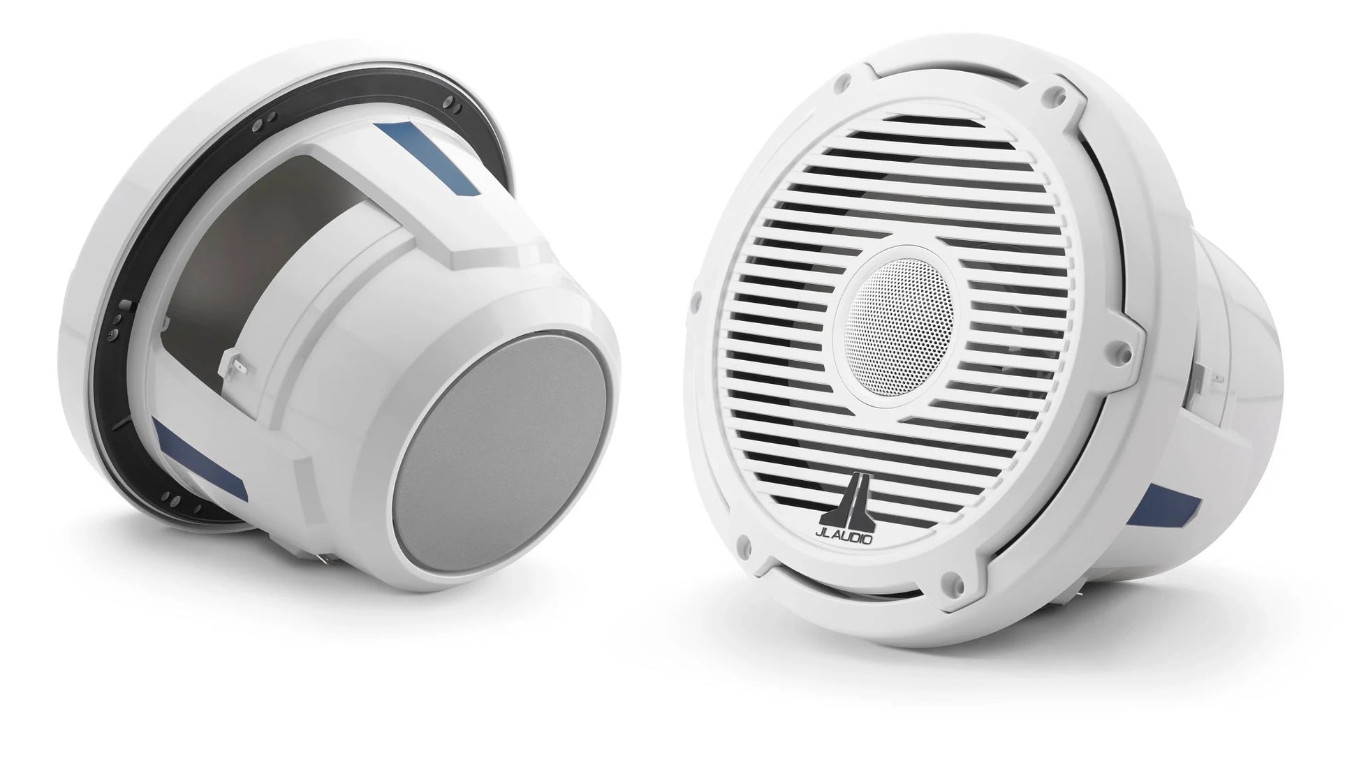 Jl Audio M6 8.8in Coaxial Speakers White Classic Grille - Boat Gear USA