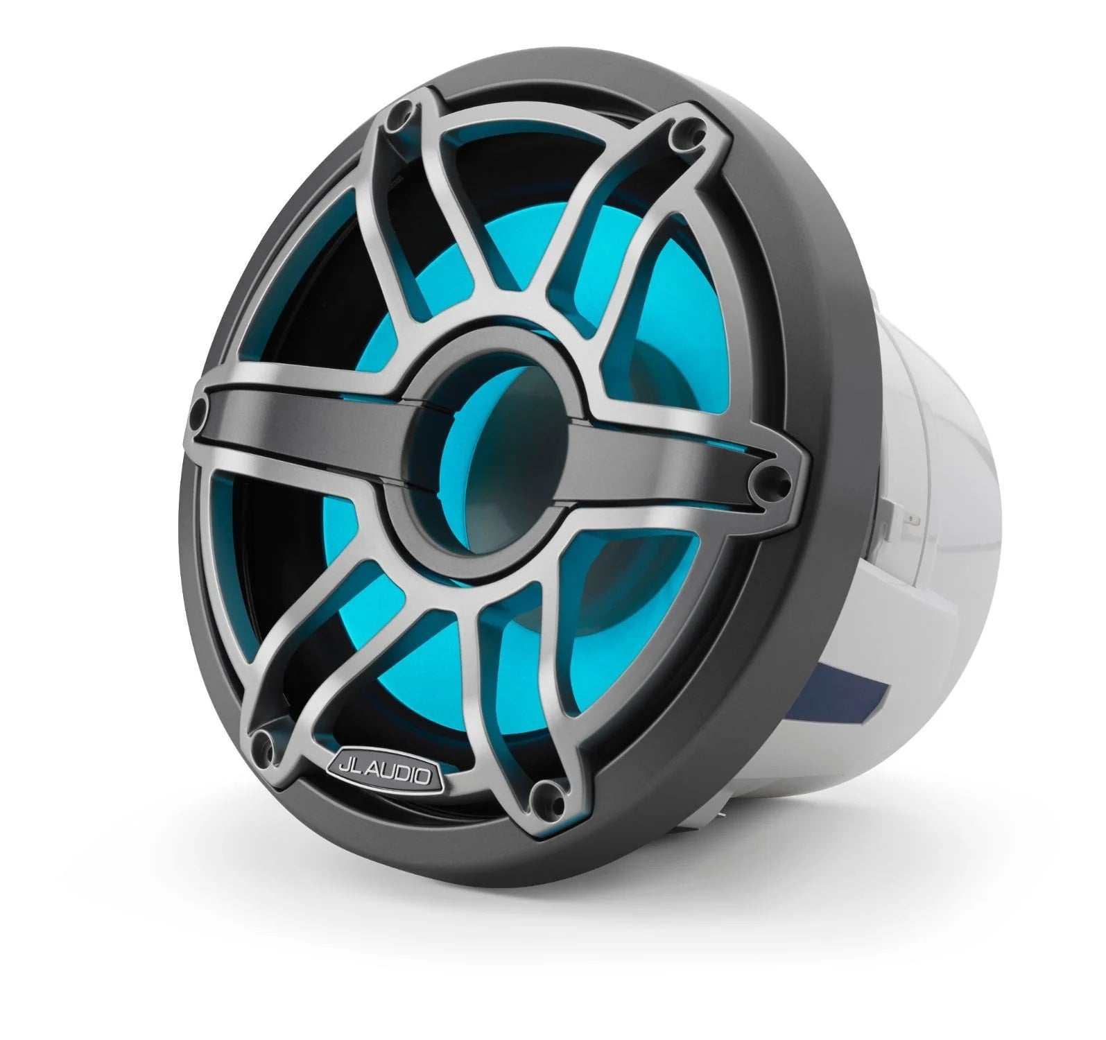 Jl Audio M6 8in Subwoofer With Titanium Sport Grille Infinite Baffle, Rgb Led - Boat Gear USA