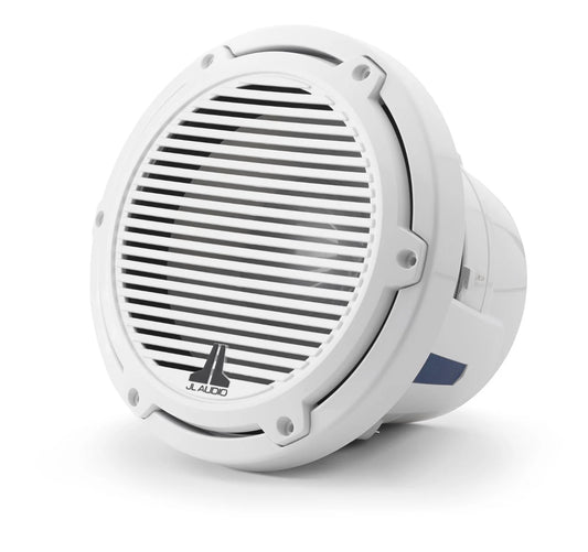 Jl Audio M6 8in Subwoofer With White Classic Grille Infinite Baffle - Boat Gear USA