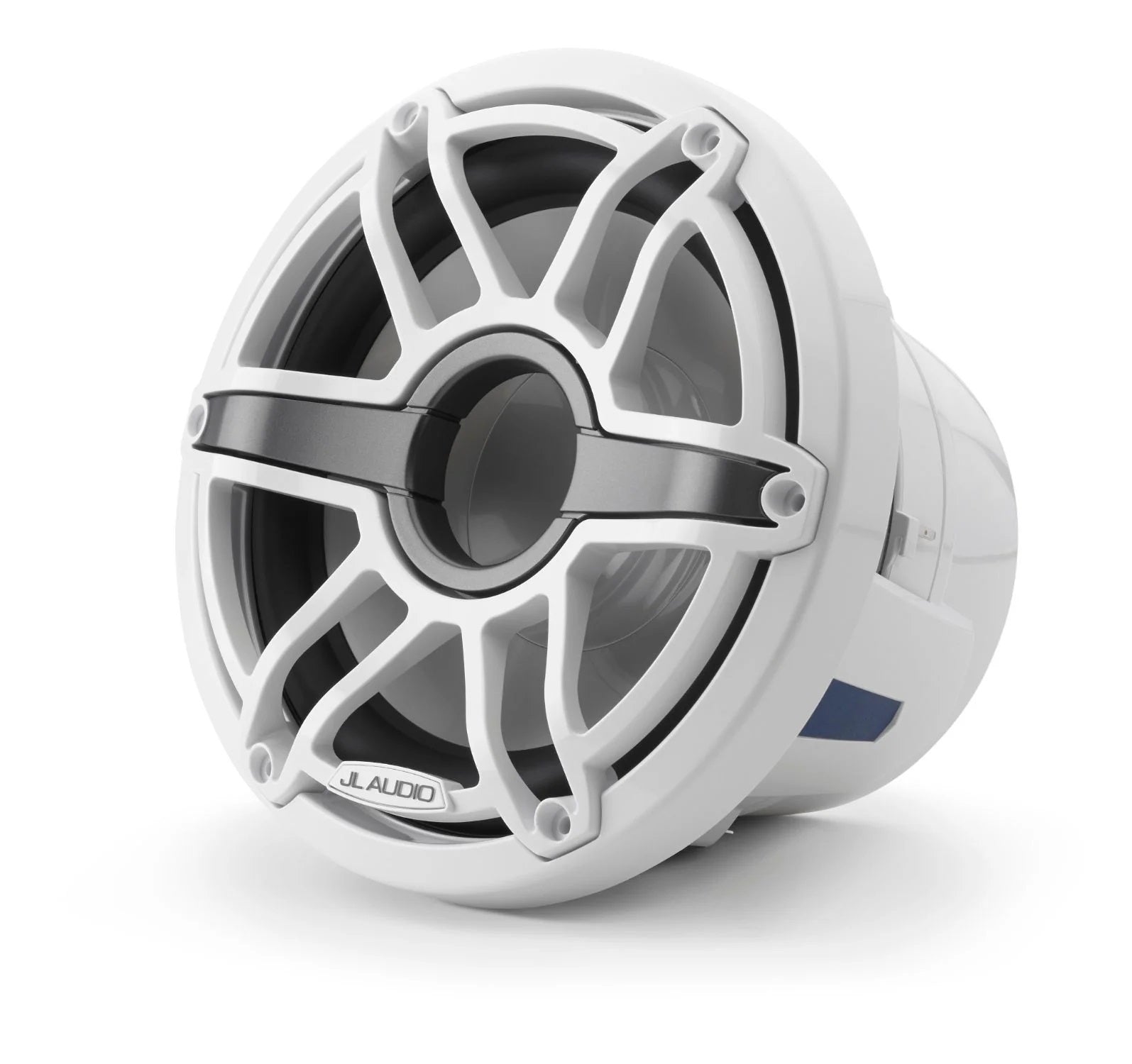 Jl Audio M6 8in Subwoofer With White Sport Grille Infinite Baffle - Boat Gear USA