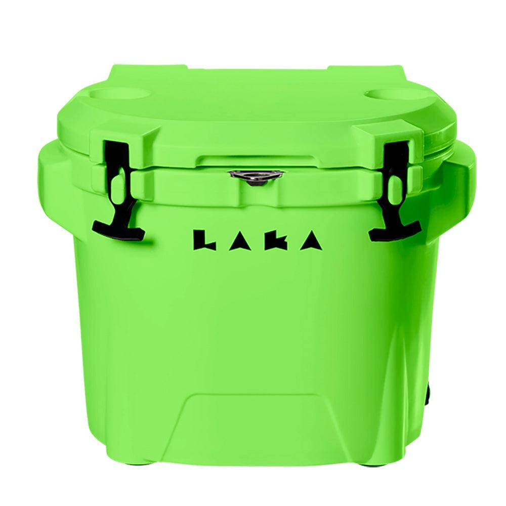 LAKA Coolers 30 Qt Cooler w/Telescoping Handle & Wheels - Lime Green - Boat Gear USA