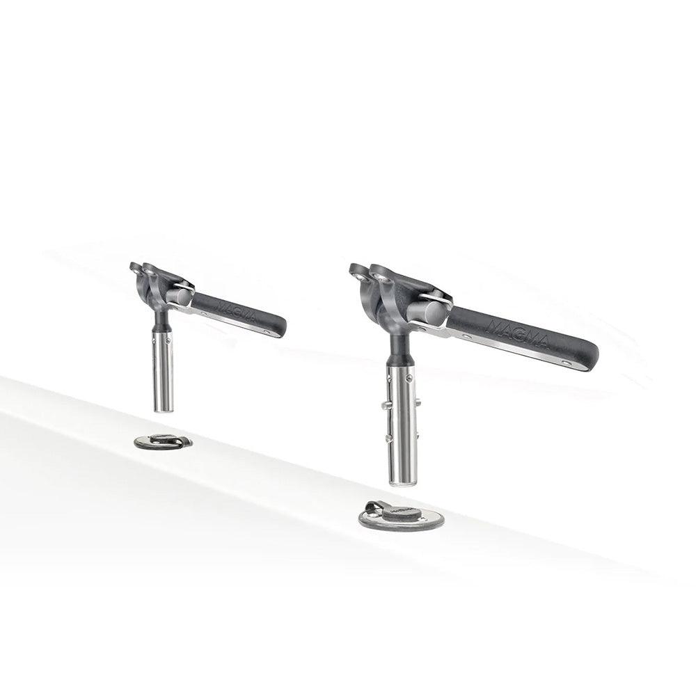Magma Mount - Dual Locking Flush Deck Socket w/Adjustable & Locking LeveLock - Boat Gear USA
