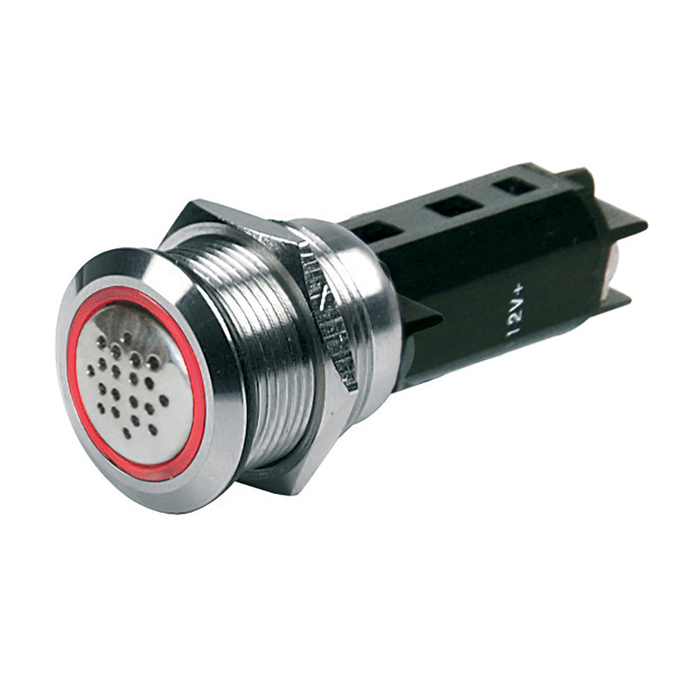 Marinco 24V Buzzer w/Warning Light - Red - Boat Gear USA