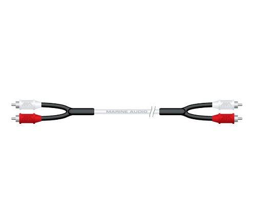 Marine Audio 2m Rca Audio Cable Marine Grade - Boat Gear USA