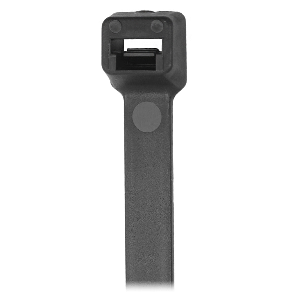 Pacer 15" Cable Tie - Black - 120lb Tensile Strength - 4" Bundle Diameter - 100 Piece Bag - Boat Gear USA