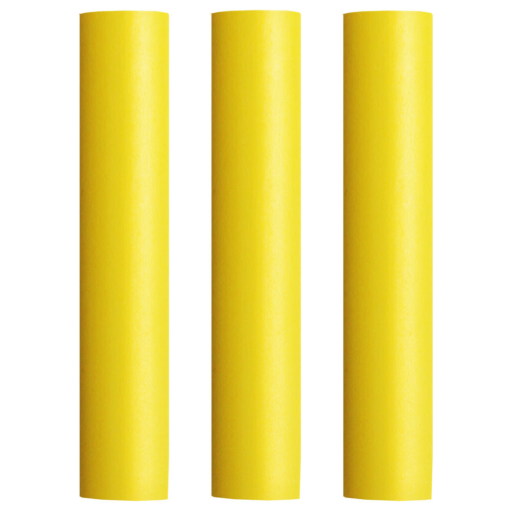 Pacer Battery Cable Heat Shrink Tubing - 1" x 12" - Yellow (3-Pieces) - Boat Gear USA