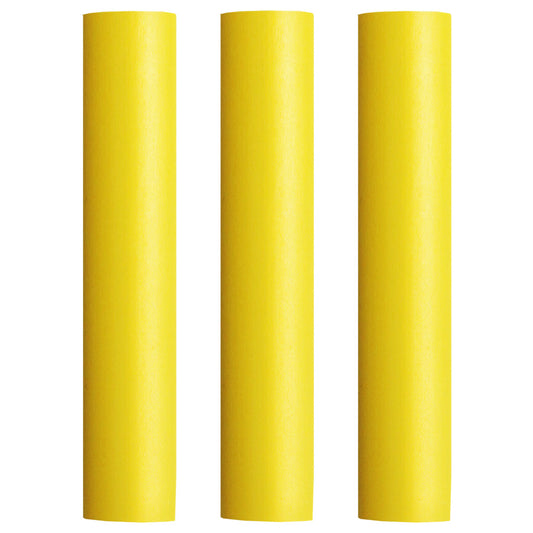 Pacer Battery Cable Heat Shrink Tubing - 1" x 12" - Yellow (3-Pieces) - Boat Gear USA