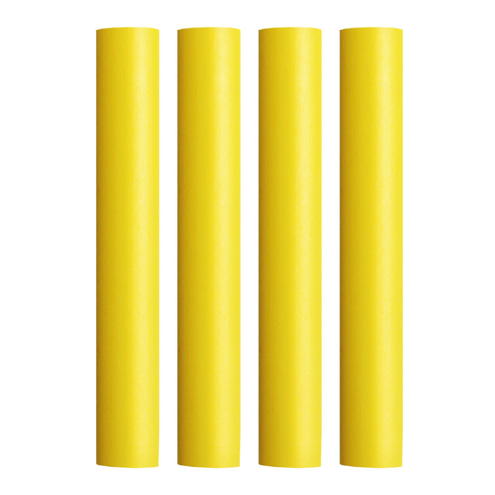 Pacer Battery Cable Heat Shrink Tubing - 3/4" x 12" - Yellow (4-Pieces) - Boat Gear USA