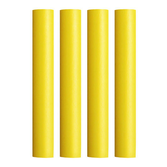 Pacer Battery Cable Heat Shrink Tubing - 3/4" x 12" - Yellow (4-Pieces) - Boat Gear USA