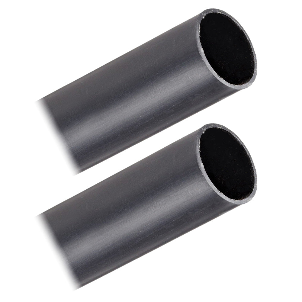 Pacer Battery Cable Heavy Wall Heat Shrink Tubing - 1" x 12" - Black (2-Pieces) - Boat Gear USA