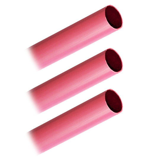 Pacer Battery Cable Heavy Wall Heat Shrink Tubing - 3/4" x 12" - Red (3-Pieces) - Boat Gear USA