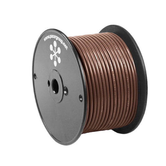 Pacer Brown 10 AWG Primary Wire - 20' - Boat Gear USA