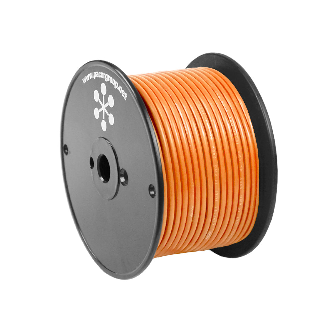 Pacer Orange 10 AWG Primary Wire - 20' - Boat Gear USA