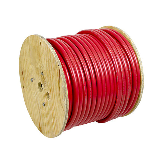 Pacer Red 1/0 AWG Battery Cable - 250' - Boat Gear USA