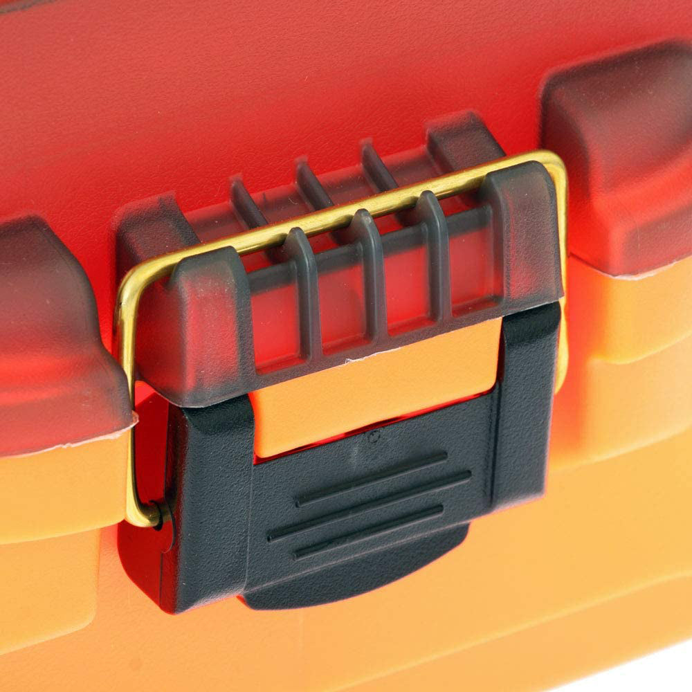 Plano 2-Tray Tackle Box w/Dual Top Access - Smoke & Bright Orange - Boat Gear USA
