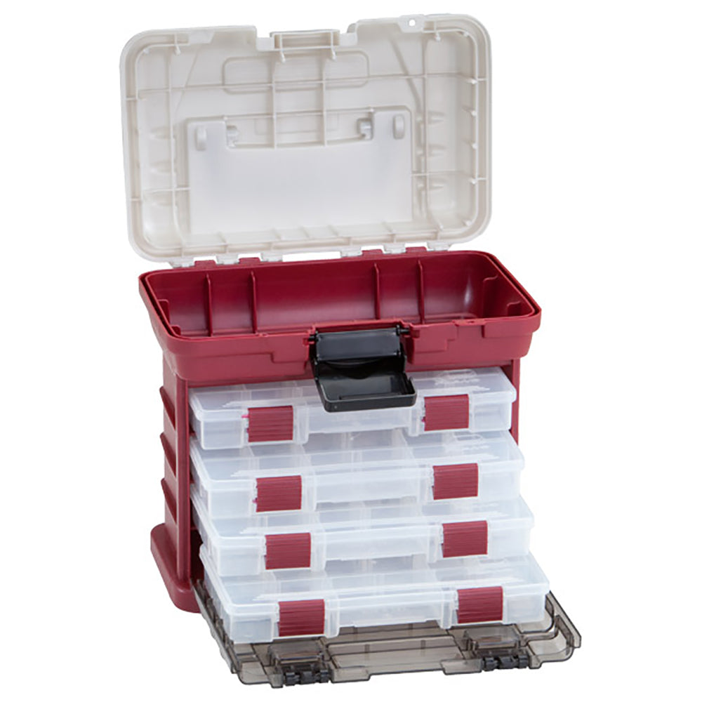 Plano 4-By™ Rack System 3500 - Red Metallic/Silver - Boat Gear USA