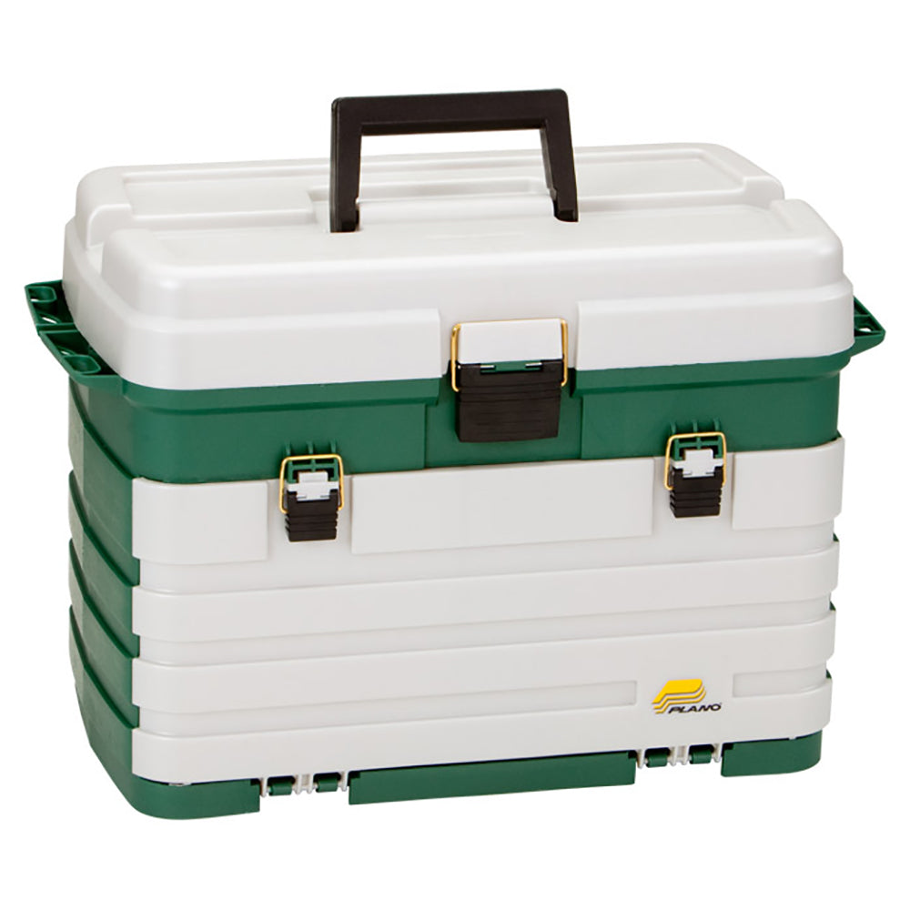 Plano 4-Drawer Tackle Box - Green Metallic/Silver - Boat Gear USA