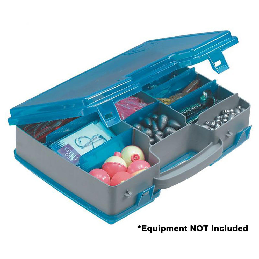 Plano Double-Sided Adjustable Tackle Organizer Large - Silver/Blue - Boat Gear USA