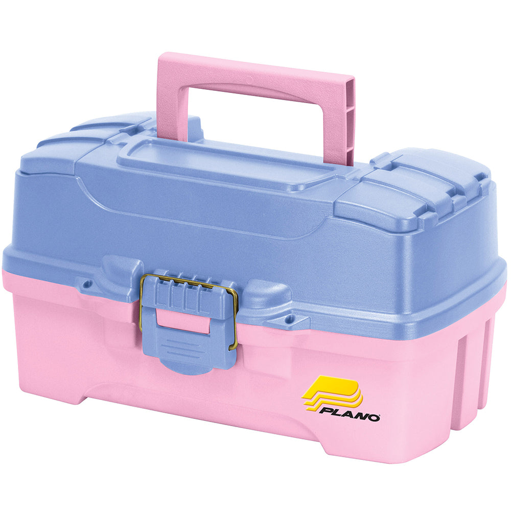 Plano Two-Tray Tackle Box w/Duel Top Access - Periwinkle/Pink - Boat Gear USA