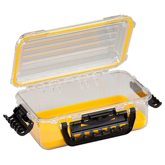 Plano Waterproof Polycarbonate Storage Box - 3600 Size - Yellow/Clear - Boat Gear USA