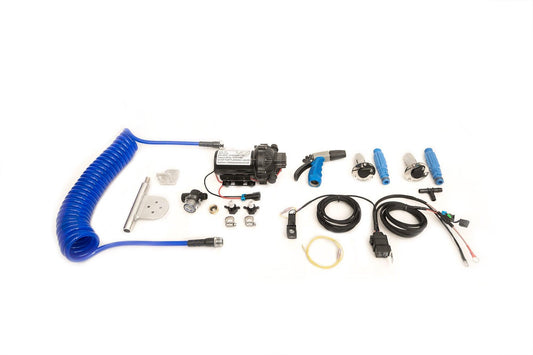 Pontoon Boat Washdown Kit with SINGLE/DUAL QUICK RELEASE FLUSH MOUNT HOSE CONNECTOR(s) - Boat Gear USA