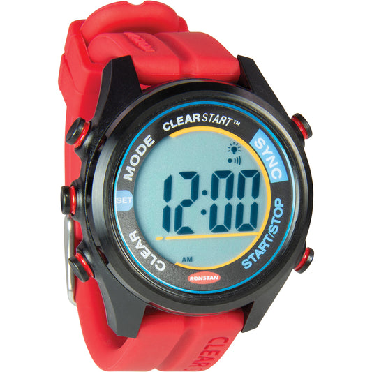 Ronstan ClearStart™ 40mm Sailing Watch- Red - Boat Gear USA